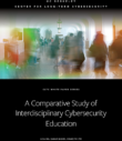 report cover showing students walking through a hall
