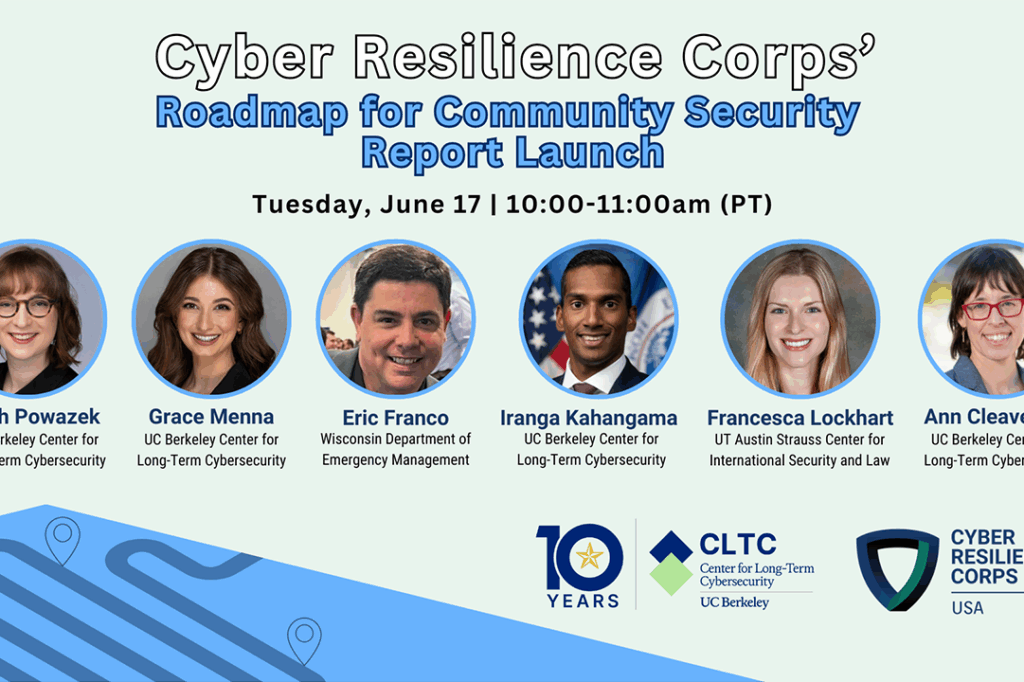 Cyber Resilience Corps’ Roadmap for Community Security Report Launch